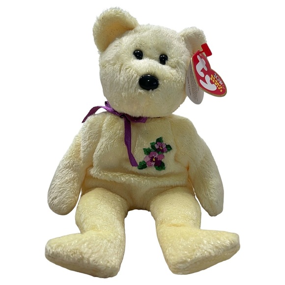 Ty Beanie Baby Bear with Swing Tag 8" Mother 2002 - Picture 2 of 6